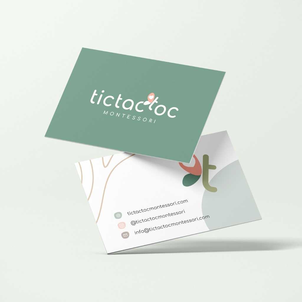 tarjeta visita tictactoc montessori